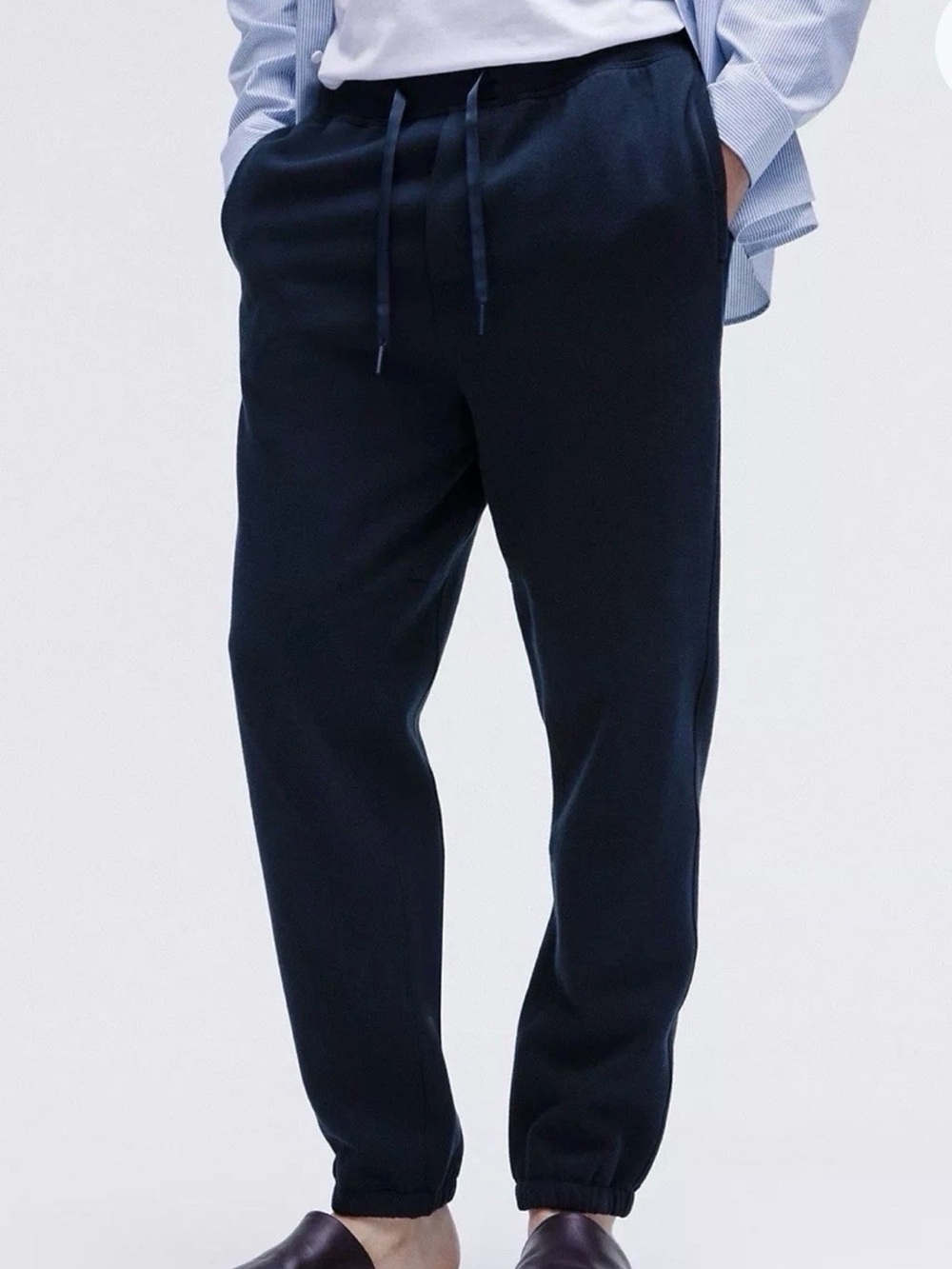 Lululemon Sweatpants Mens XL Large Steady State True Navy Blue Jogger Fleece